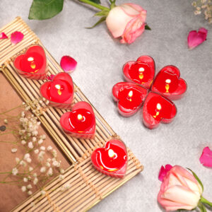 Tealight Secnent/Unsecnent  Heart Candle